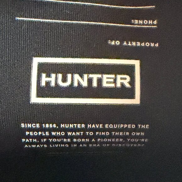 Hunter Women's Original Tall Waterproof Rain Boots Size 8 Black Adjustable (NEW) - Picture 5 of 15